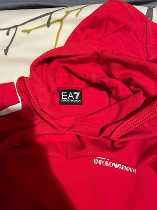 Sudadera Emporio Armani roja - Talla M
