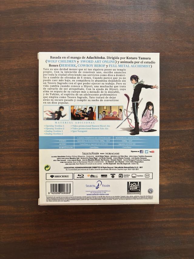 Blu-ray Noragami - Temporada 1