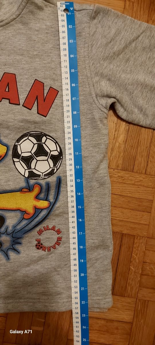 Felpa Simpson AC Milan bimbo vintage