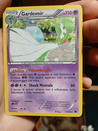 Carta Gardevoir 57/99 - Pokémon gradara psa 10