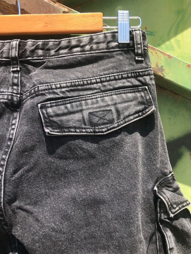 Pantalones Cargo Bershka negros