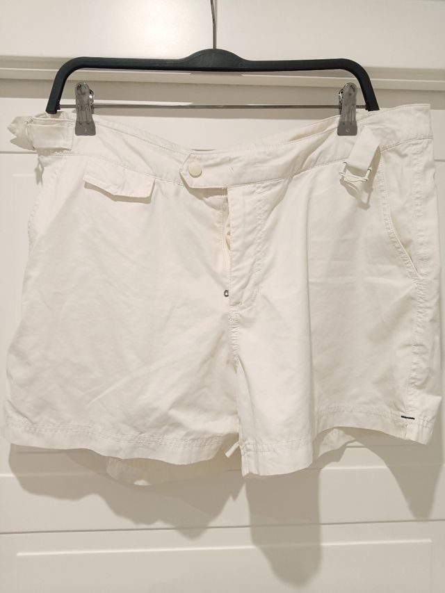 Shorts blancos mujer