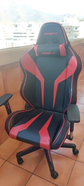 Silla gaming Drift negra y roja