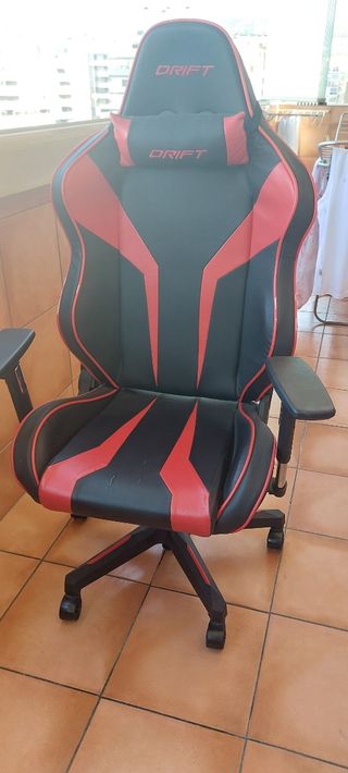 Silla gaming Drift negra y roja