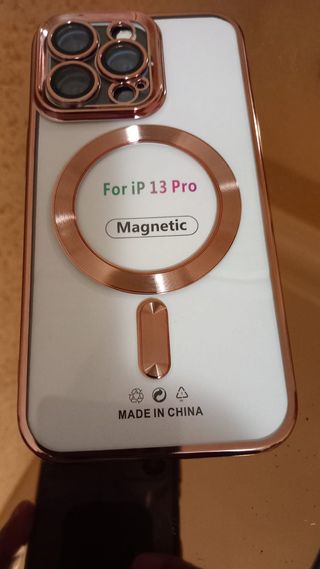 Funda iPhone 13 Pro Magnética Rosa