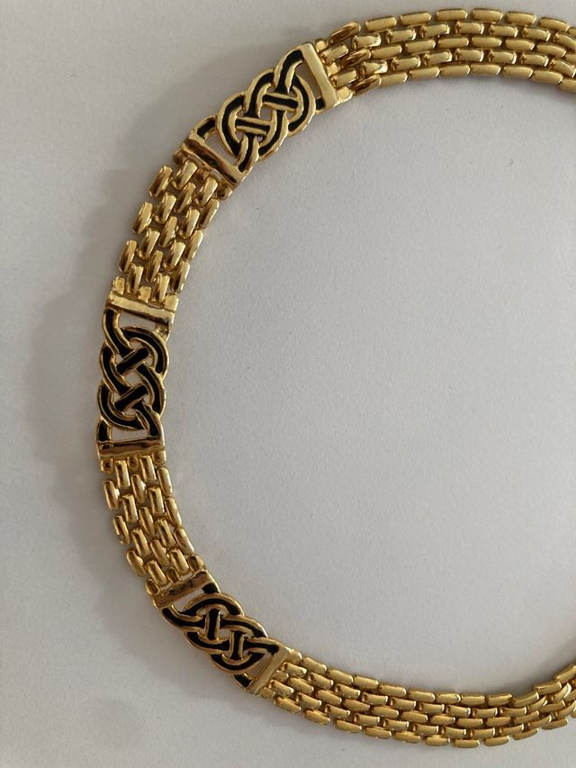 Collar dorado vintage años 60