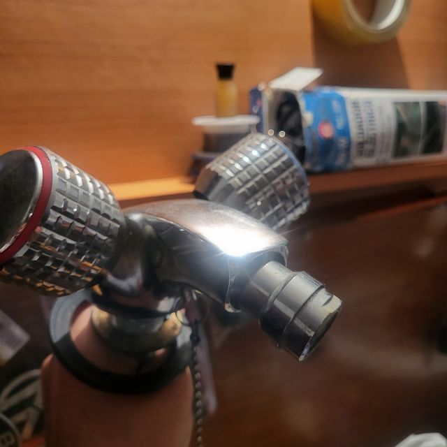 Grifo Baño Doble Metal