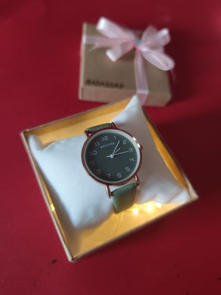 Reloj MSTIANQ verde dorado