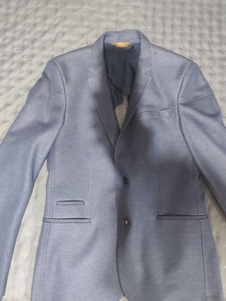 Americana azul hombre