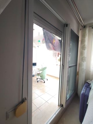 Cierre aluminio blanco c/ mosquitera
