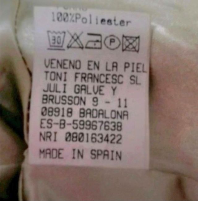 Vestido fiesta Veneno En La Piel