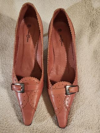 Zapatos Visto Bueno Rosa, talla 36