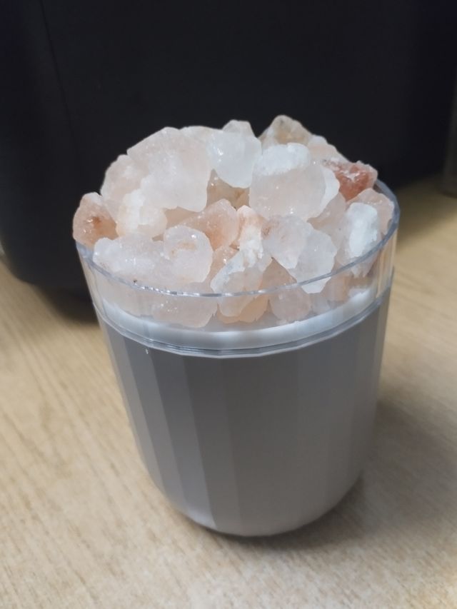 Humidificador sal Himalaya - Gris y Blanco