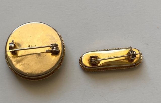 Broches vintage mosaico floral