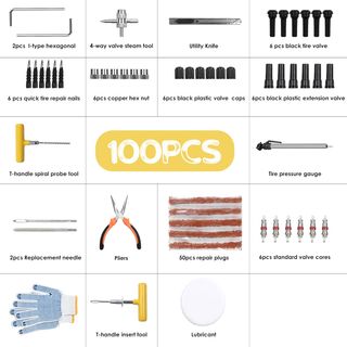 Kit de reparación de neumáticos. NUEVO sin usar.