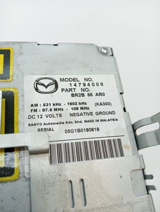 SISTEMA AUDIO / RADIO CD MAZDA 3 BERLINA (BK)