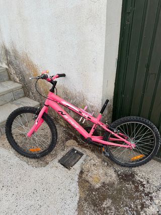 Bicicleta niña 20" rosa