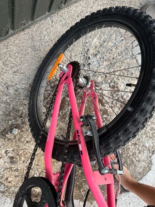 Bicicleta niña 20" rosa