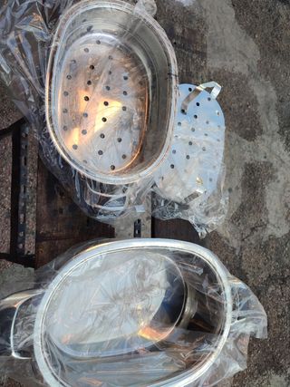 Set pentole acciaio inox - 3pz
