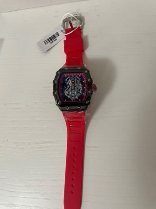 Reloj Hombre - Rojo y Negro