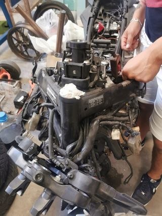 HONDA CB650R ACCIDENTADA