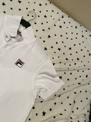 Polo Fila blanco