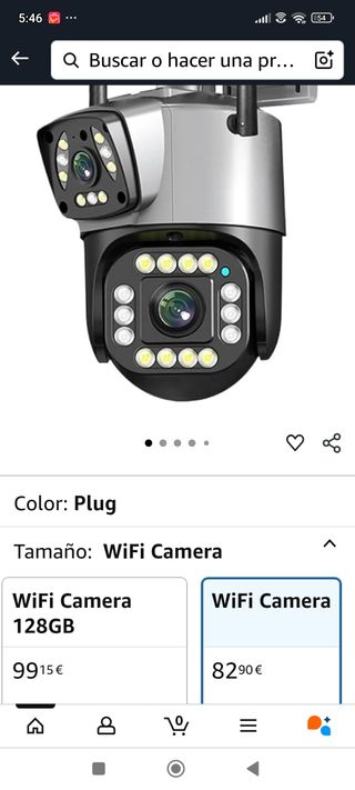 Cámara vigilancia PTZ