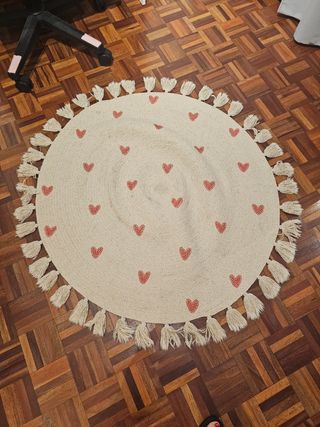 Alfombra Maison du Monde - Beige/Rosa