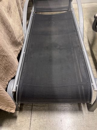 Hamaca Plegable Gris Oscuro