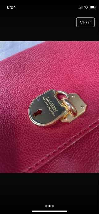 Bolso Ralph Lauren rojo