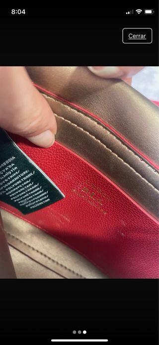 Bolso Ralph Lauren rojo