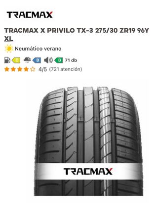 NEUMATICOS TRACMAX 275/302R19