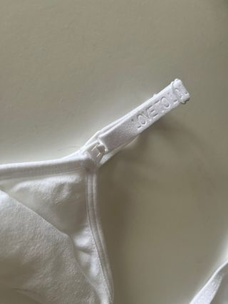 Sujetador lactancia blanco
