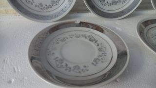 Servizio da tè argento-bianco