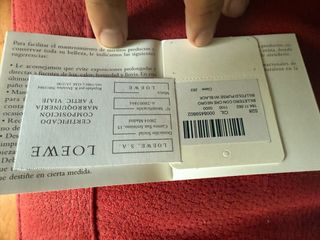 Cartera Loewe piel negra y marrón