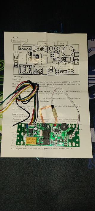 2 Módulos Control Acceso RFID 125 KHz