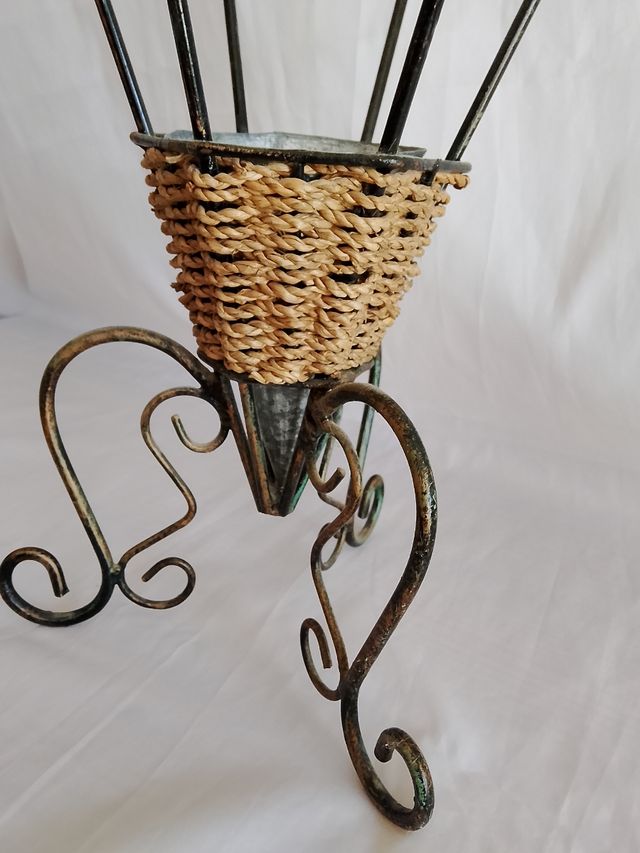 Paragüero vintage forja.