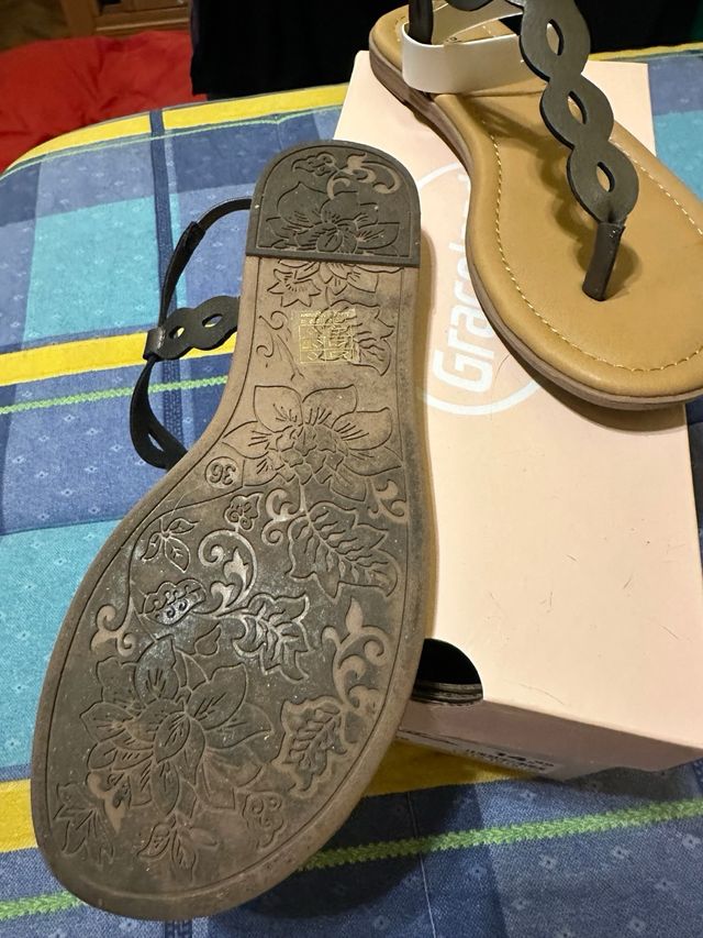 Sandalias Graceland 36 - Gris oscuro