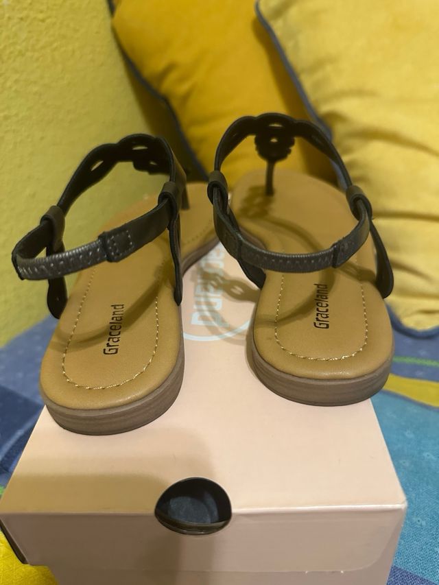 Sandalias Graceland 36 - Gris oscuro