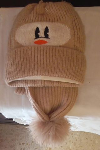 Gorro y bufanda niño/a - Invierno con etiqueta