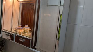 Espejo mueble de  baño antiguo blanco