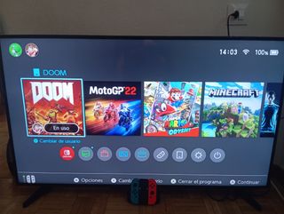 Nintendo Switch roja y azul + juegos