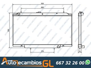 RADIADOR EN ALUMINIO NISSAN PATROL