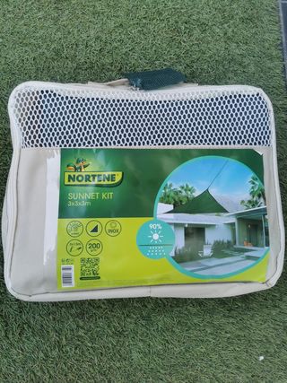 Toldo vela NORTENE 3x3x3m - Verde