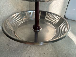 Frutero 3 pisos acero inoxidable