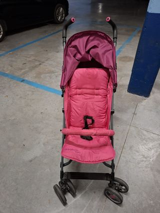 Silla paseo Asalvo bebé rosa