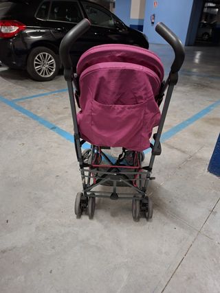 Silla paseo Asalvo bebé rosa