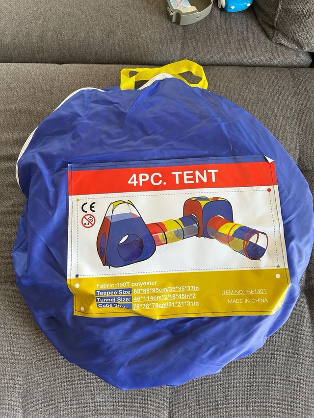 Tenda gioco bimbi 4 pezzi
