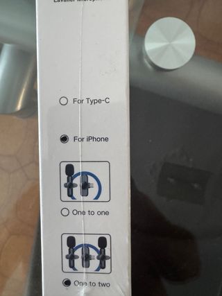Microfono Lavalier Wireless iPhone