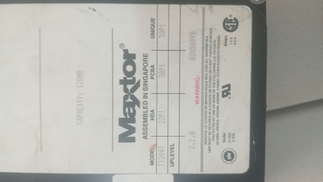 Hewlett-Packard DAT para PC y HDD de 128mb